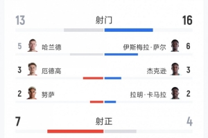 进球大战！挪威3-2塞内加尔全场数据：射门13-16，射正7-4配图