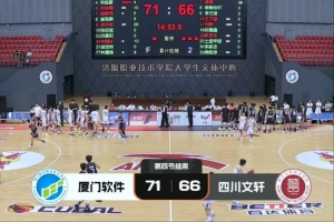 CUBAL三级联赛-厦门软件力克四川文轩 龚书坦26分 梁粤空砍36分配图